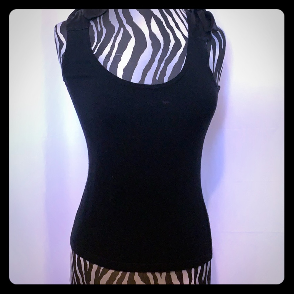INC Bow Shoulder Sweater Tank